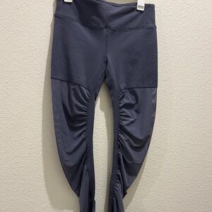 ALO Yoga Adult Charcoal Ruched Leggings